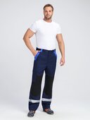 Костюм ProfLineBase-1 (тк.Твил,210) брюки, т.синий/черный/васильковый ФАКЕЛ, 87490959