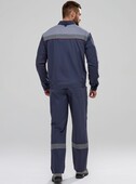 Костюм Флофт-1 СОП У (тк.Саржа,250) брюки, т.серый/св.серый