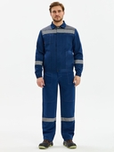 Костюм Лигор-1 СОП CH (тк.Смесовая,210) куртка +брюки, т.синий/серый