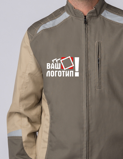 Логотип спецодежда грудь А6, (2 цвета)
