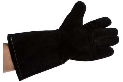 Краги спилковые (мутон) кевлар WELD WINTER BLACK Элитпрофи 