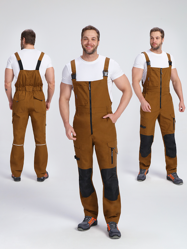 Полукомбинезон ProfLineSpecialist (тк.РипСтоп,240), коричневый/черный ФАКЕЛ, 87491013