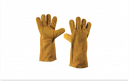 Краги спилковые (иск.мех) кевлар WELD WINTER GOLD