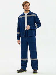 Костюм Лигор-1 СОП CH (тк.Смесовая,210) куртка +брюки, т.синий